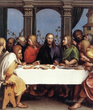 クリスチャン・イエス Painting - 最後の晩餐 若い宗教的キリスト教徒ハンス・ホルバイン
